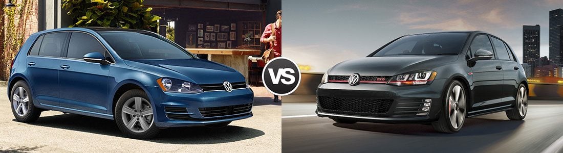 2017 Volkswagen Golf vs Golf GTI