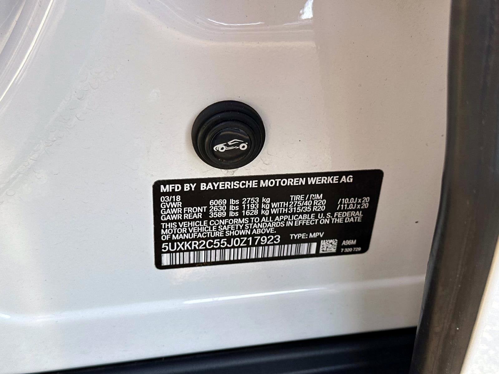 2018 BMW X5 sDrive35i