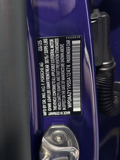 2025 Porsche Taycan 4