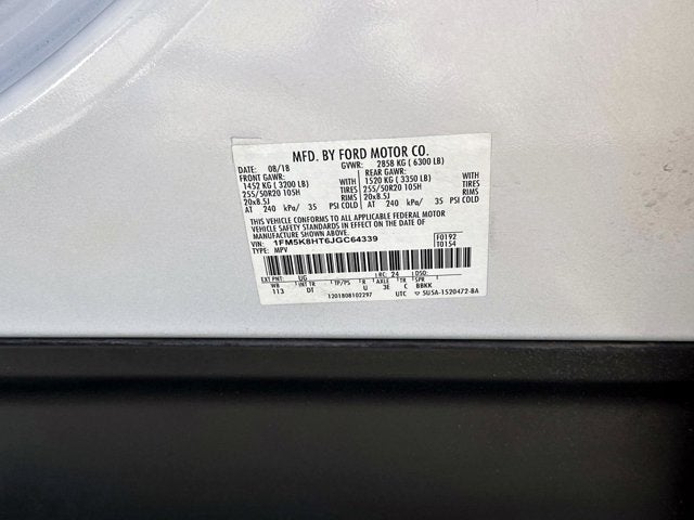 2018 Ford Explorer Platinum