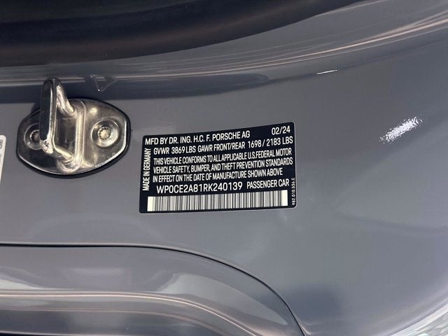 2024 Porsche 718 Spyder RS