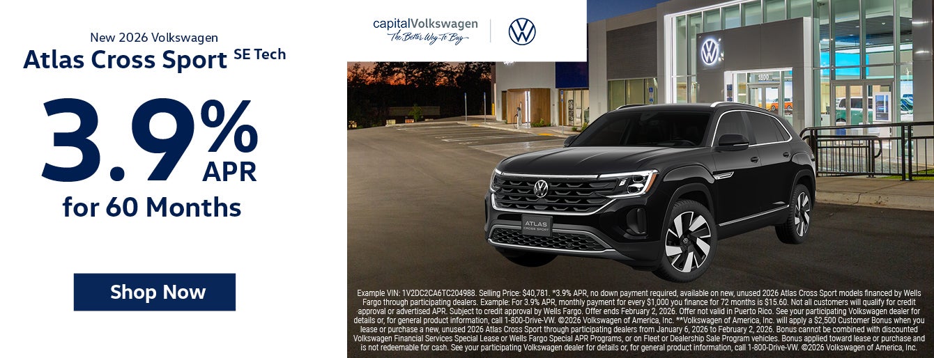 2026 Volkswagen Atlas Cross Sport