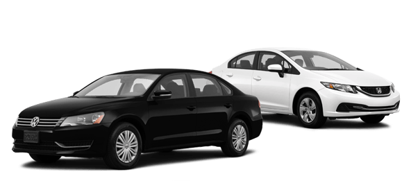 2015 Volkswagen Passat vs Honda Civic