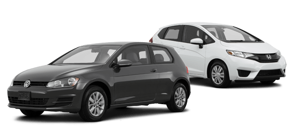 2015 VW Golf vs Honda Fit