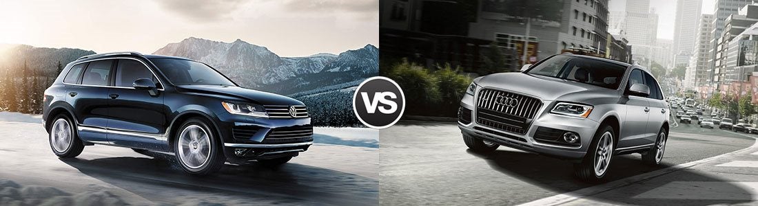 2016 Volkswagen Touareg vs Audi Q5
